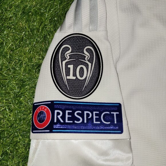 Cristiano Ronaldo Real Madrid 2015 2016 Long Sleeve UEFA FINAL Soccer Jersey M - Picture 6 of 10